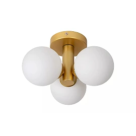 TRUDY vannasistabas griestu lampa 3 x 40 W G9 IP44 matēta zelta/misiņa (Lucide)