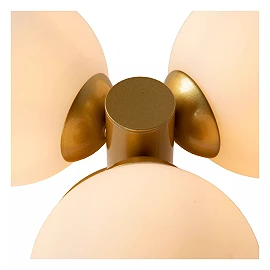 TRUDY vannasistabas griestu lampa 3 x 40 W G9 IP44 matēta zelta/misiņa (Lucide)