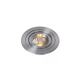 TUBE Recessed spotlight Ø9.2 cm 1xGU10 50W Satin Chrome (Lucide)