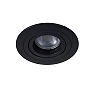 TUBE Recessed spotlight Ø9.2 cm 1xGU10 50W Black (Lucide)