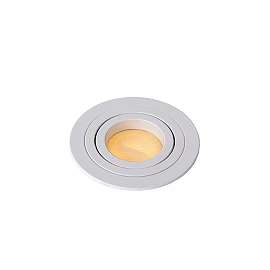 TUBE Recessed spotlight Ø9.2 cm 1xGU10 50W White (Lucide)
