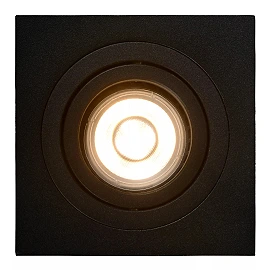 TUBE Recessed spotlight 1xGU10 50W Black (Lucide)