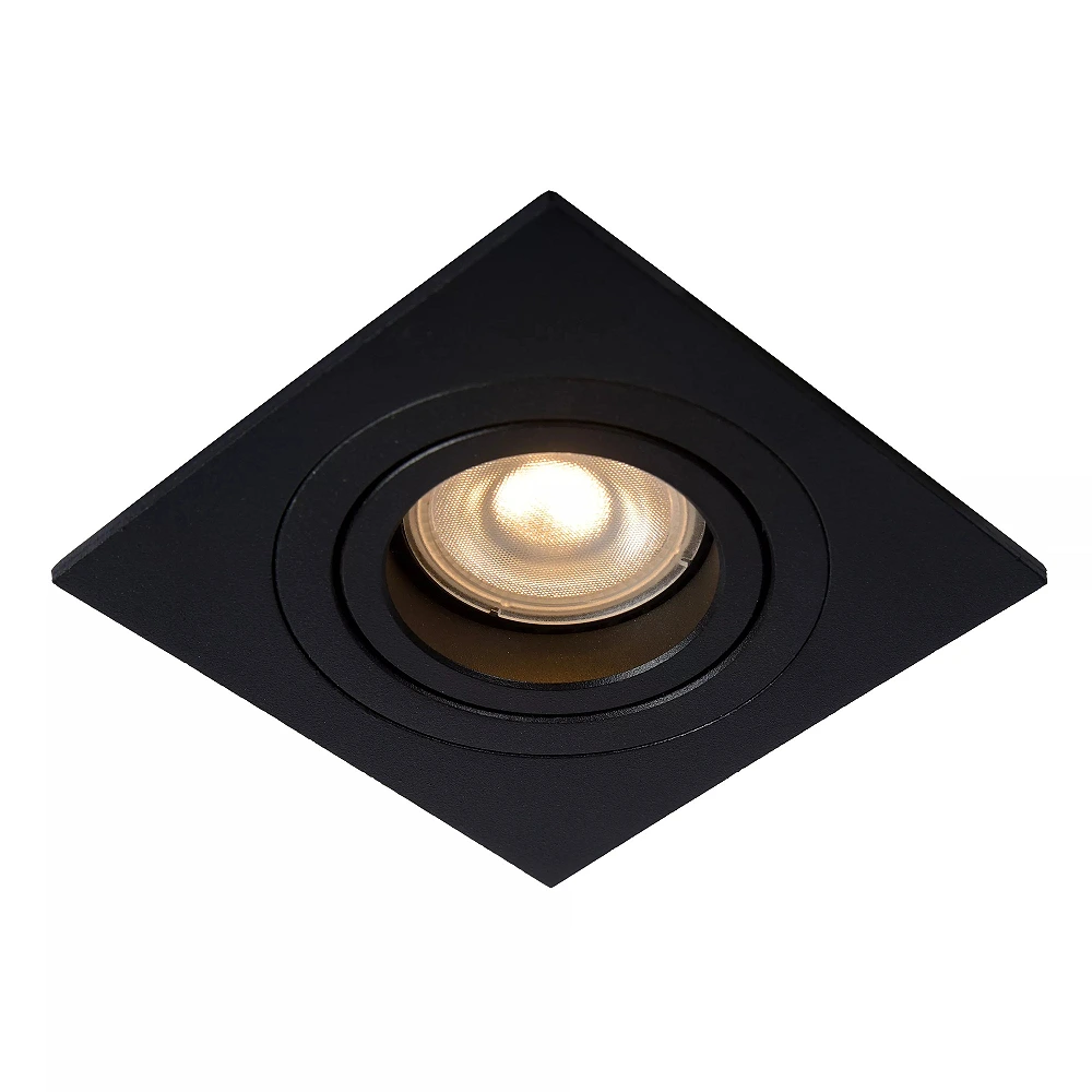 TUBE Recessed spotlight 1xGU10 50W Black (Lucide)