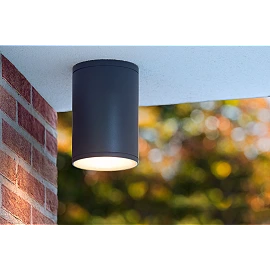 TUBIX outdoor ceiling light 1x24W E27 anthracite (Lucide)