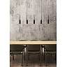 TUBULE piekaramā lampa 101 cm LED 5 x 7W 2700K melna (Lucide)