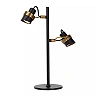 TUNDRAN Table lamp 30x15 cm 2xGU10 black (Lucide)