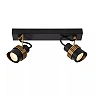 TUNDRAN ceiling spotlight 2xGU10 black (Lucide)