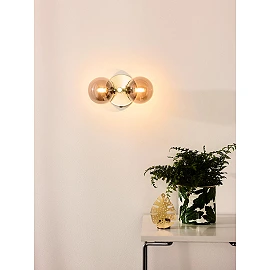 TYCHO Wall light 2xG9 matt gold / brass (Lucide)
