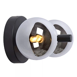 TYCHO Wall light 2xG9 black (Lucide)
