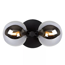 TYCHO Wall light 2xG9 black (Lucide)