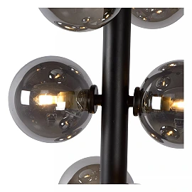 TYCHO Pendant light Ø25.5 cm 6xG9 black (Lucide)