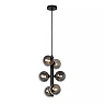 TYCHO Pendant light Ø25.5 cm 6xG9 black (Lucide)