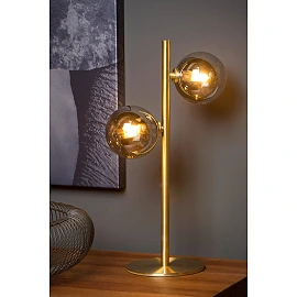 TYCHO Table lamp 2xG9 matt gold / brass (Lucide)