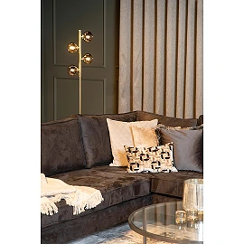 TYCHO Floor lamp 4xG9 matt gold / brass (Lucide)