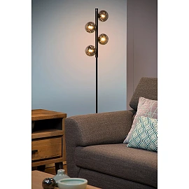 TYCHO Floor lamp 4xG9 black (Lucide)