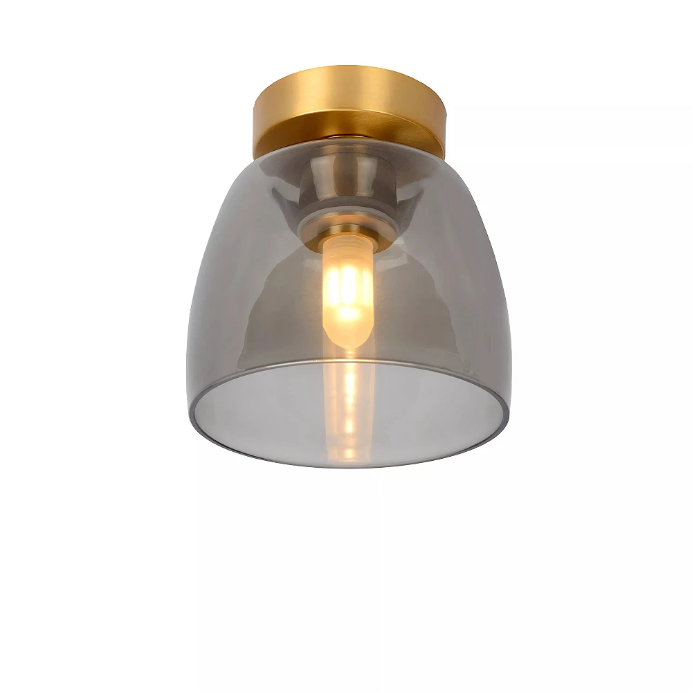 TYLER bathroom ceiling light Ø16,1 cm 1xG9 33 W matt gold / brass (Lucide)