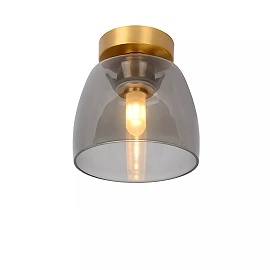 TYLER bathroom ceiling light Ø16,1 cm 1xG9 33 W matt gold / brass (Lucide)