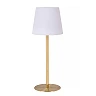 TYON rechargeable outdoor table lamp LED 1x2W matt gold (Lucide)