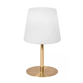 TYON rechargeable outdoor table lamp LED 1x2W matt gold (Lucide)