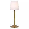 TYON rechargeable outdoor table lamp LED 1x2W matt gold (Lucide)