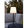TYON rechargeable outdoor table lamp LED 1x2W black (Lucide)