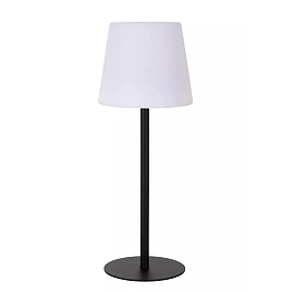 TYON rechargeable outdoor table lamp LED 1x2W black (Lucide)