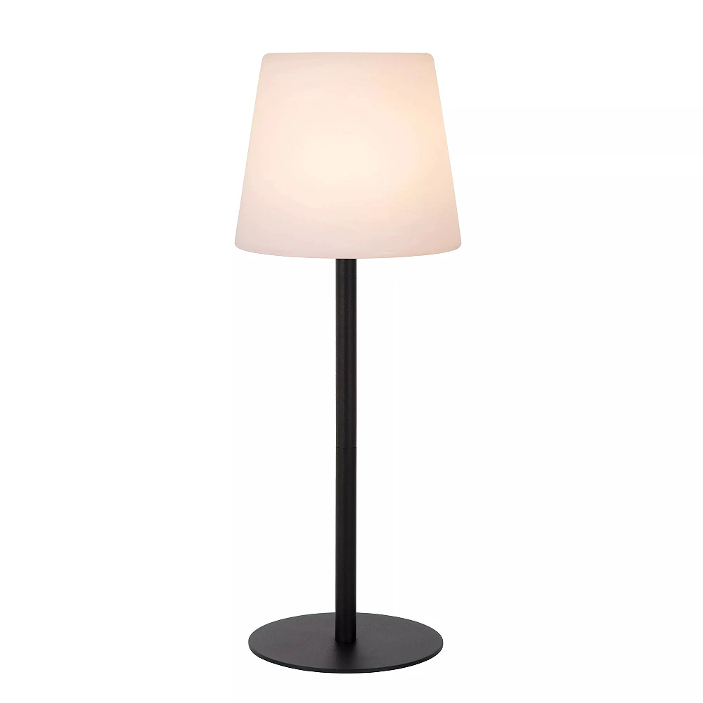 TYON rechargeable outdoor table lamp LED 1x2W black (Lucide)