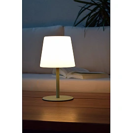 TYON rechargeable outdoor table lamp LED 1x2W green (Lucide)
