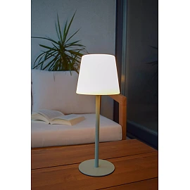 TYON rechargeable outdoor table lamp LED 1x2W green (Lucide)