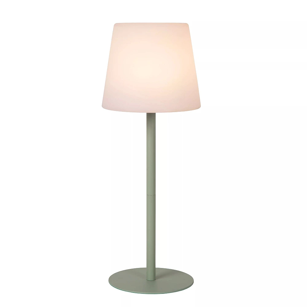 TYON rechargeable outdoor table lamp LED 1x2W green (Lucide)