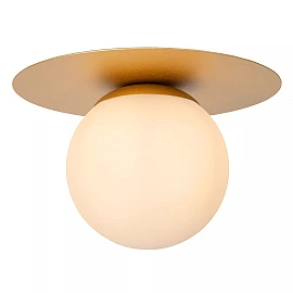Griestu lampa TRICIA Ø25 cm 1xE27 15W matēta zelta/misiņa (Lucide)