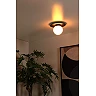 TRICIA Flush ceiling light Ø25 cm 1xE27 15W Black (Lucide)