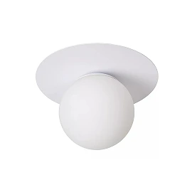 Griestu lampa TRICIA Ø25 cm 1xE27 15W balta (Lucide)