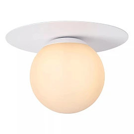 Griestu lampa TRICIA Ø25 cm 1xE27 15W balta (Lucide)