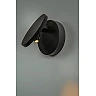 UFOR LED dim-to-warm sienas lampa Ø12 cm melna (Lucide)