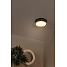 UNAR Flush ceiling light Ø20 cm LED 3 StepDim 12W 2700K black (Lucide)