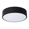 UNAR Flush ceiling light Ø20 cm LED 3 StepDim 12W 2700K black (Lucide)