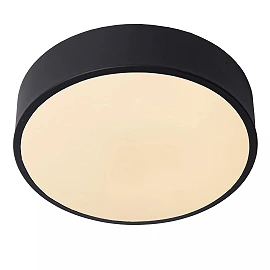 UNAR griestu lampa Ø20 cm LED 3 StepDim 12W 2700K melna (Lucide)