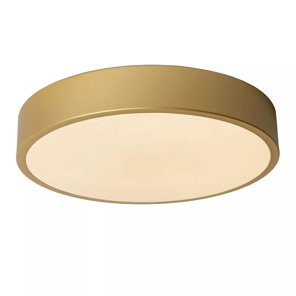 UNAR griestu lampa Ø30 cm LED 3 StepDim 18W 2700K matēta zelta/misiņa (Lucide)