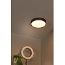 UNAR Flush ceiling light Ø30 cm LED 3 StepDim 18W 2700K black (Lucide)
