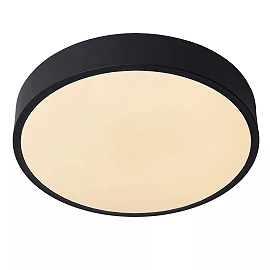 UNAR griestu lampa Ø30 cm LED 3 StepDim 18W 2700K melna (Lucide)
