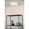 UNAR Flush ceiling light Ø30 cm LED 3 StepDim 18W 2700K white (Lucide)