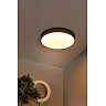 UNAR Flush ceiling light Ø39,5 cm LED 3 StepDim 24W 2700K black (Lucide)