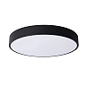 UNAR Flush ceiling light Ø39,5 cm LED 3 StepDim 24W 2700K black (Lucide)
