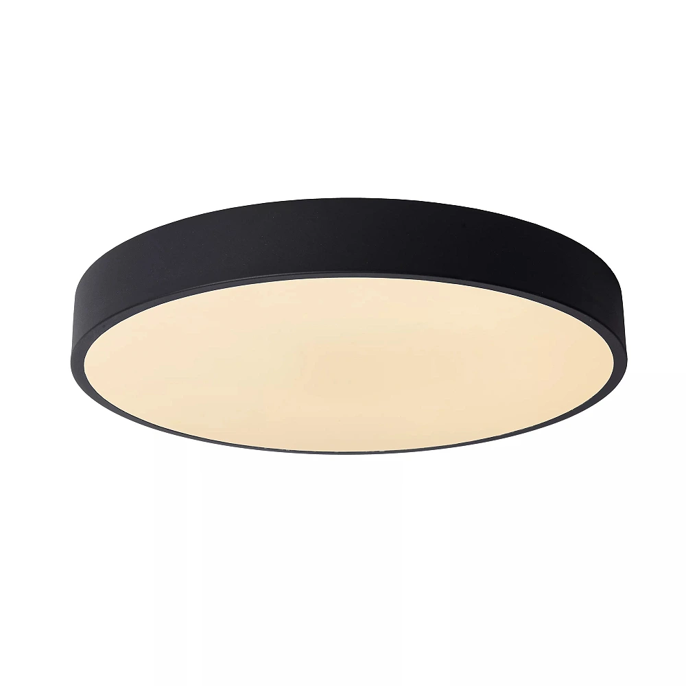 UNAR griestu lampa Ø39,5 cm LED 3 StepDim 24W 2700K melna (Lucide)
