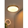 UNAR Flush ceiling light Ø49,5 cm LED 3 StepDim 36W 2700K matt gold / brass (Lucide)