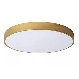 UNAR griestu lampa Ø49,5 cm LED 3 StepDim 36W 2700K matēta zelta/misiņa (Lucide)