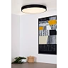 UNAR Flush ceiling light Ø49,5 cm LED 3 StepDim 36W 2700K black (Lucide)