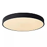 UNAR Flush ceiling light Ø49,5 cm LED 3 StepDim 36W 2700K black (Lucide)