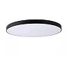 UNAR Flush ceiling light Ø80 cm LED 3 StepDim 80W 2700K black (Lucide)